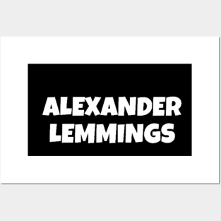 Alexander Lemmings Commentator Posters and Art